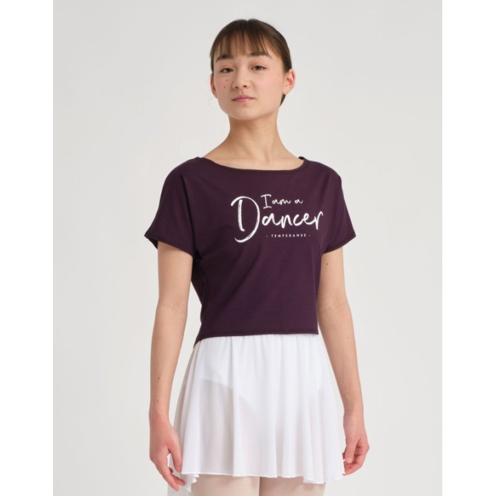 Tee-shirt court Agile I Am TEMPS DANSE