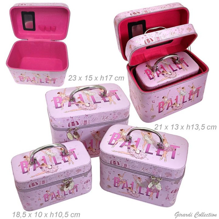 Vanity GIRARDI – Trousse de Toilette Rigide 3 Tailles | TempsLève